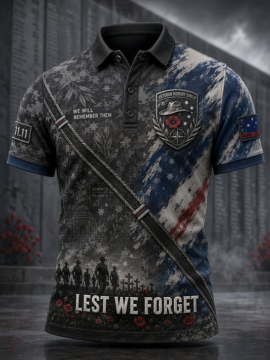 Men's Australian Veterans' Memorial Short Sleeve Shirt