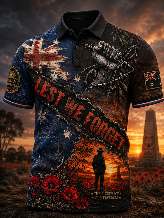 Men's Australian Veterans' Memorial Short Sleeve Shirt