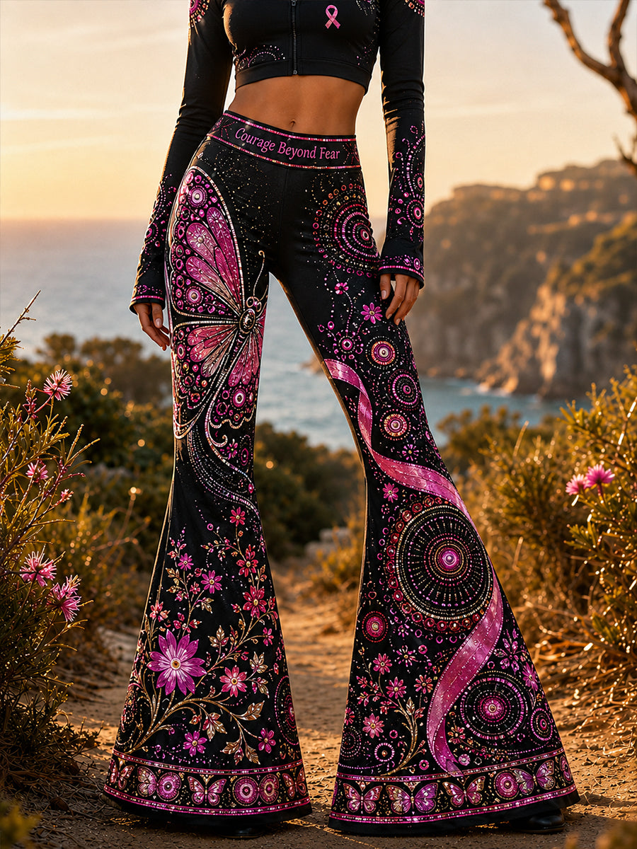 Women's  Australia Breast Cancer Awareness Printed Comfortable Pants