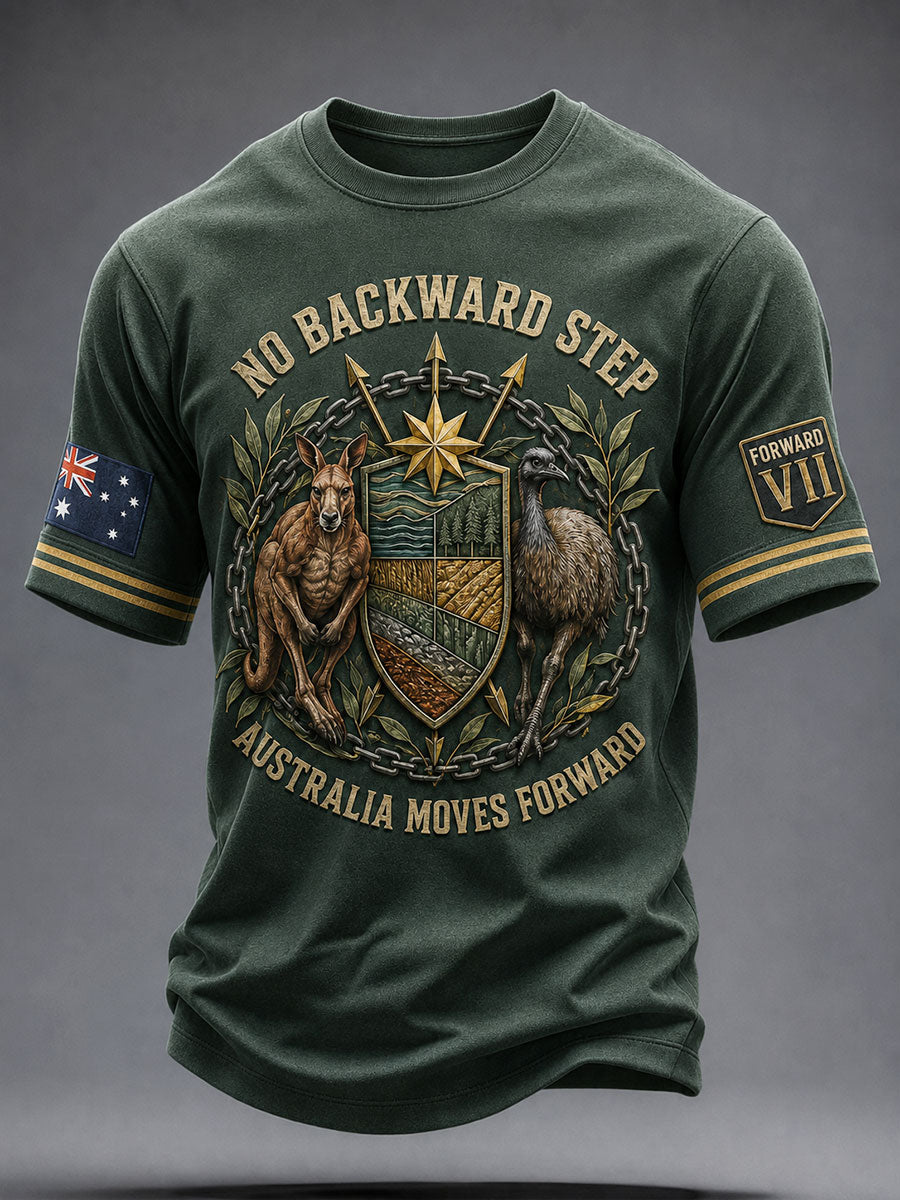 Men's Australia Aussie Proud Art Printed T-shirt