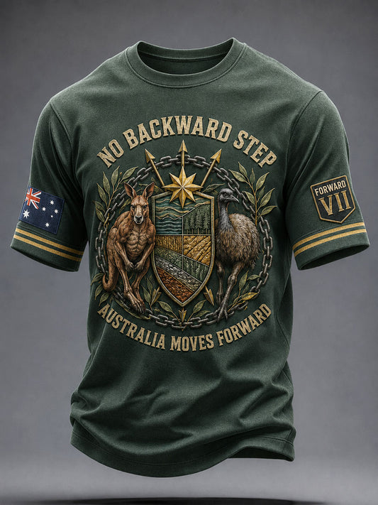 Men's Australia Aussie Proud Art Printed T-shirt