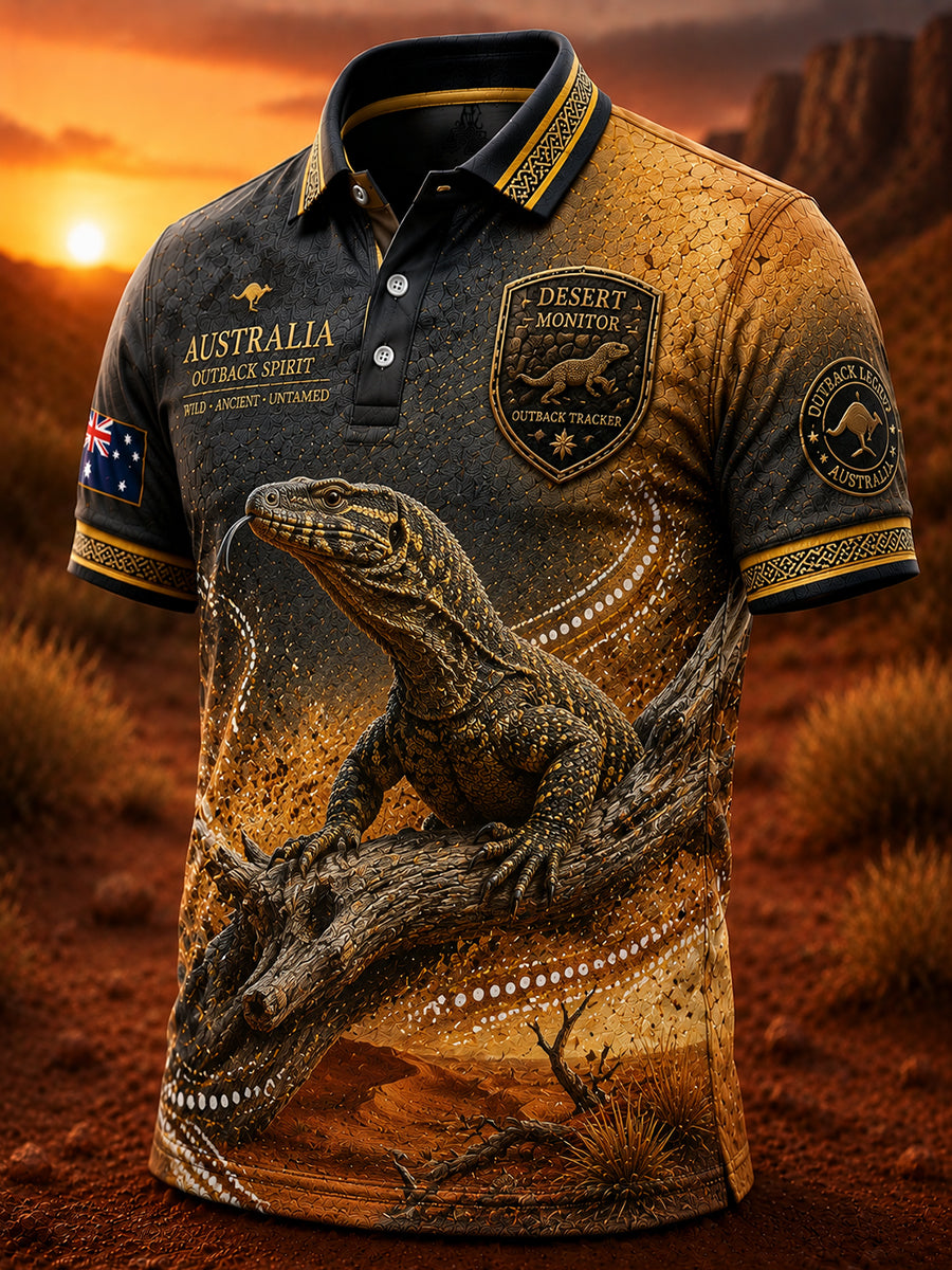 Men's Australian Animals Polo Shirt
