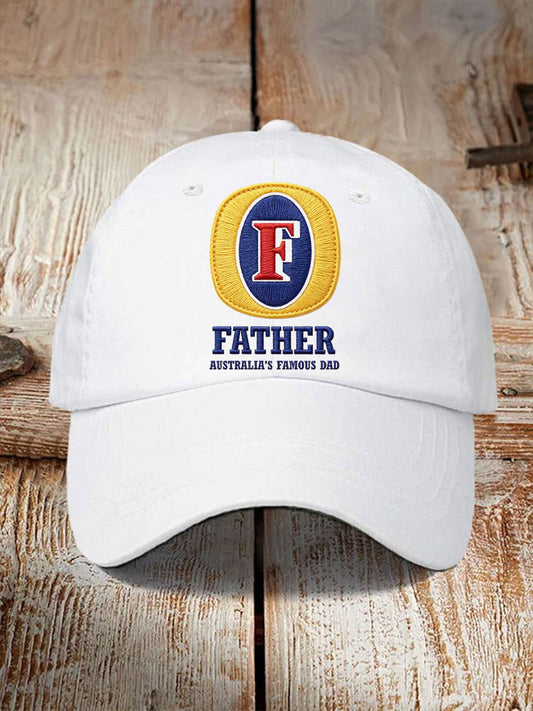 Unisex Australia Father's Day Art Printed Hat