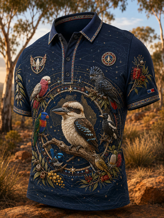 Men's Australian Animals Short Sleeve Shirt