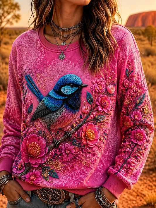Women's Australian Animals Crew-Neck Sweatshirt
