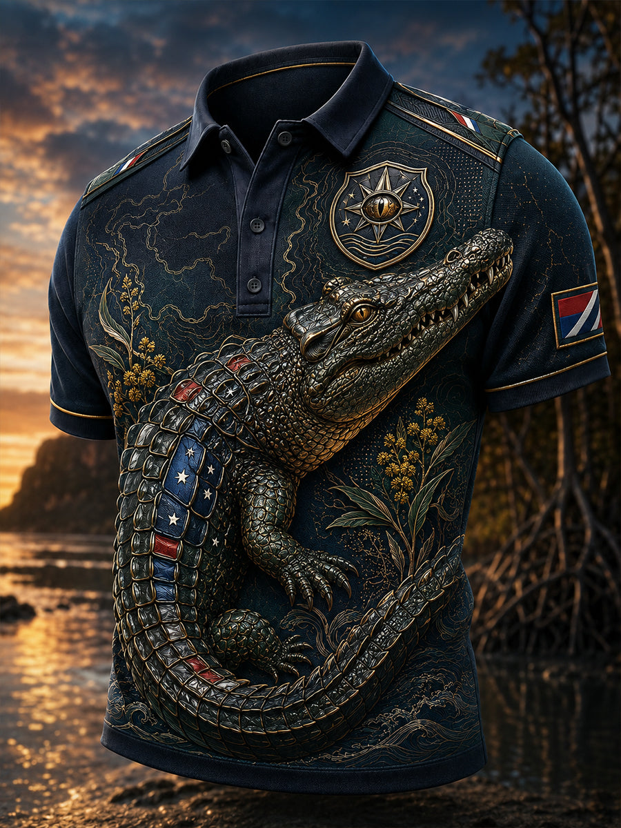 Men's Australian Animals Short Sleeve Shirt