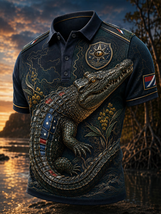 Men's Australian Animals Short Sleeve Shirt