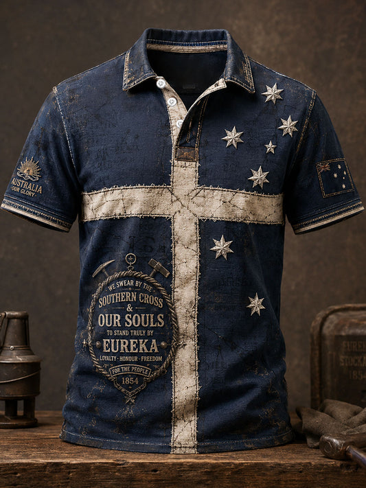 Men's Australia Animal Art Printed Casual Tops