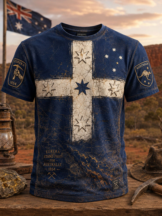 Men's Australia Animal Art Printed T-shirt