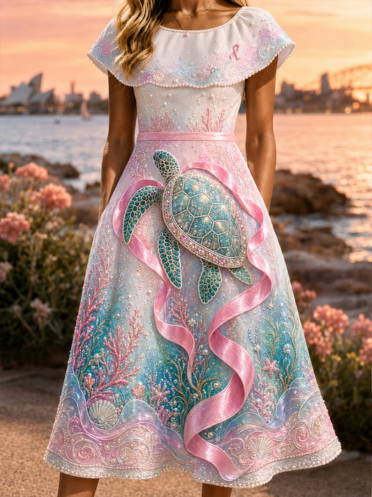 Women's Australia Breast Cancer Awareness  Dress