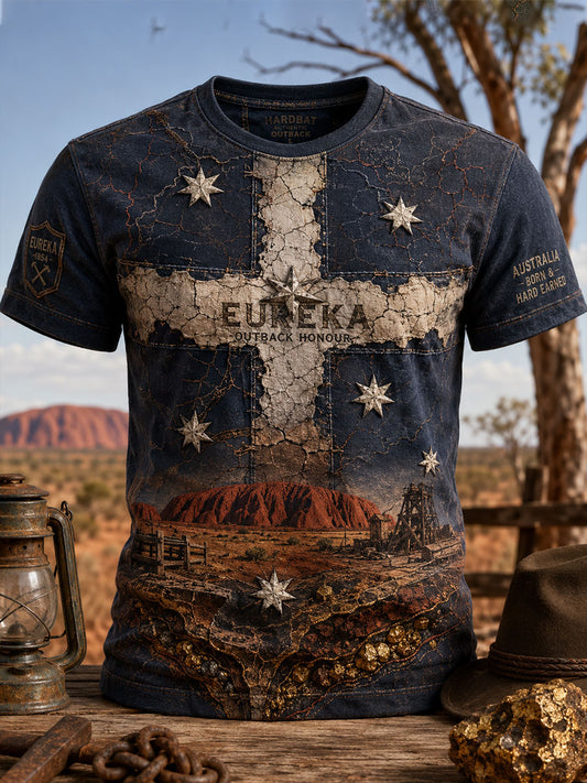 Men's Australia Animal Art Printed T-shirt