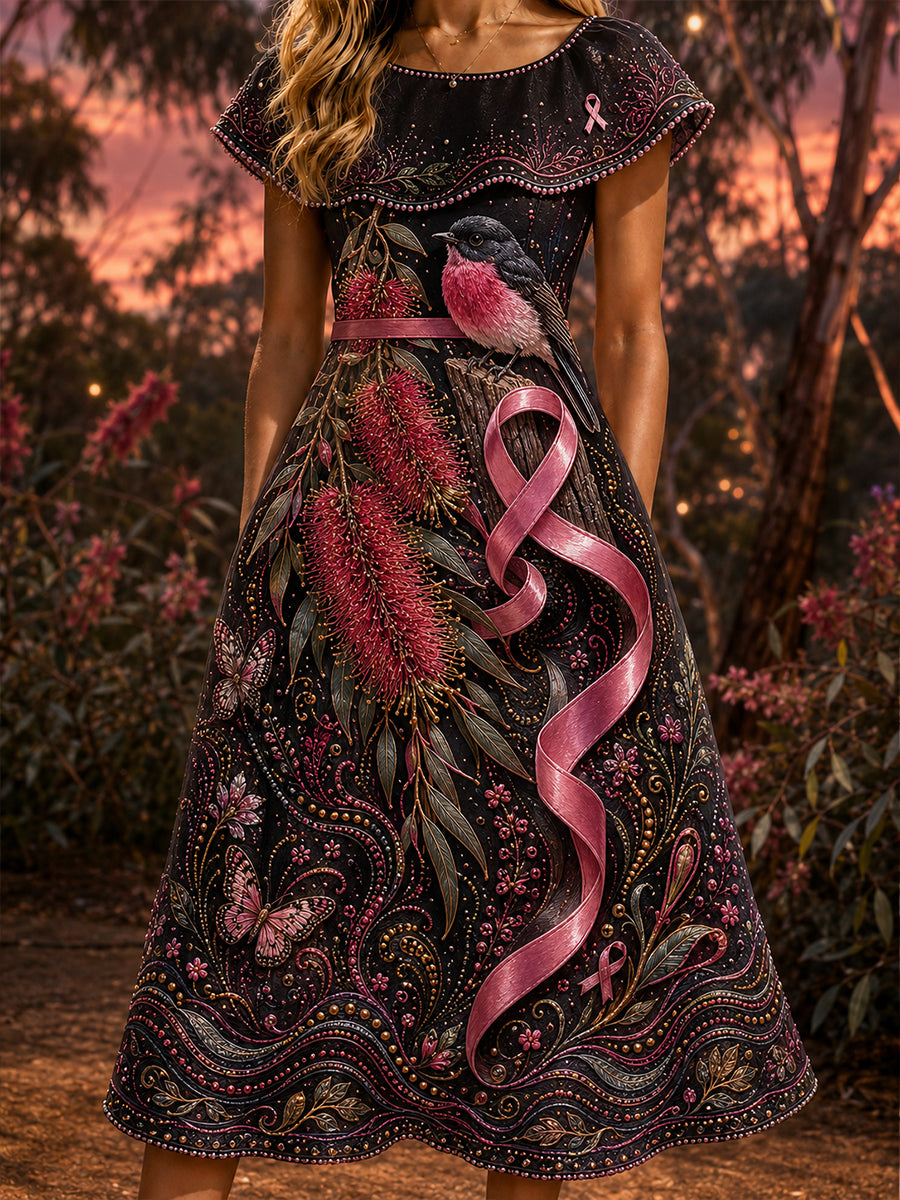 Women's Australia Breast Cancer Awareness Dress