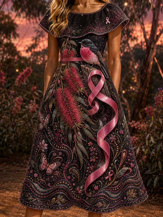 Women's Australia Breast Cancer Awareness Dress