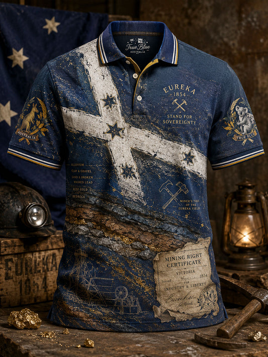 Men's Australia Animal Art Printed Casual Tops