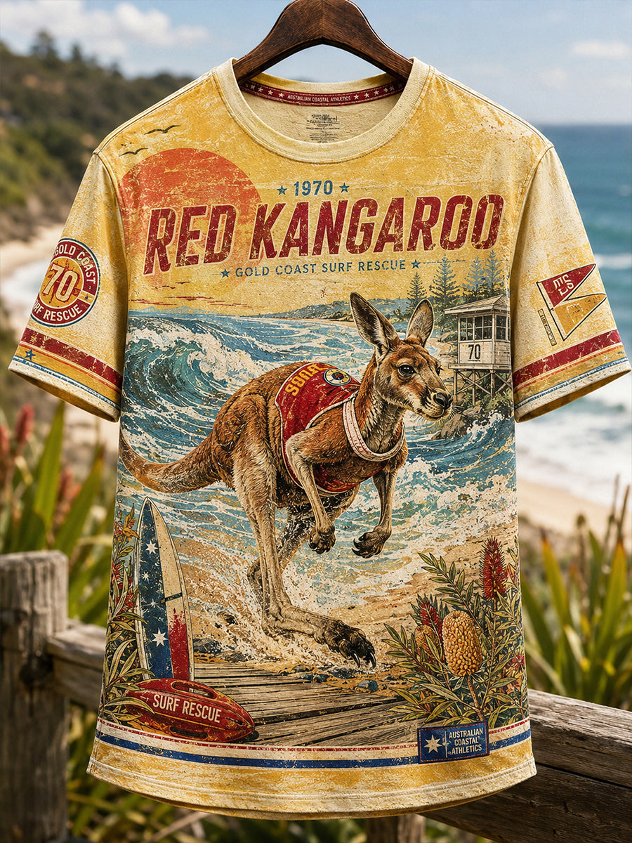 Men's Australian Animals Short Sleeve Shirt