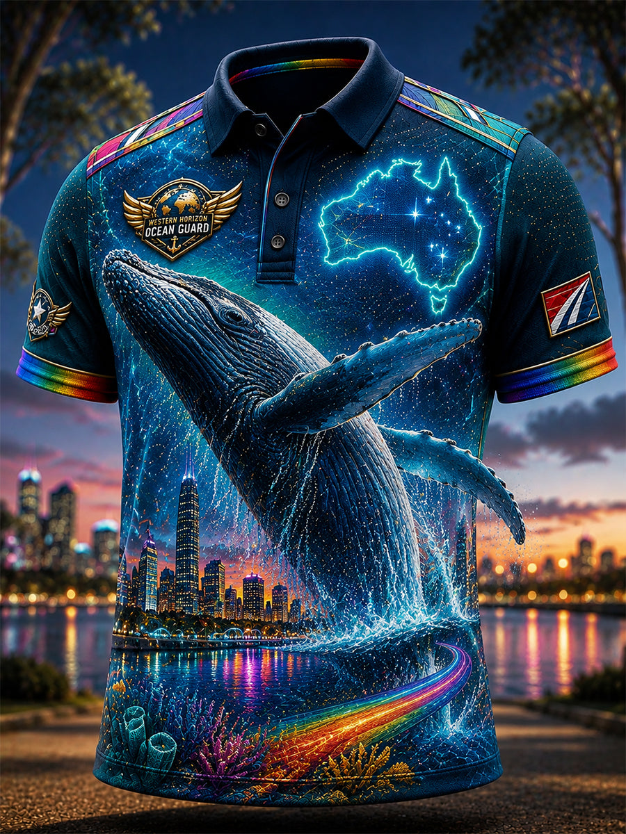 Men's Australian Animals Short Sleeve Shirt