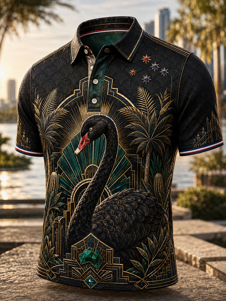 Men's Australian Animals Short Sleeve Shirt