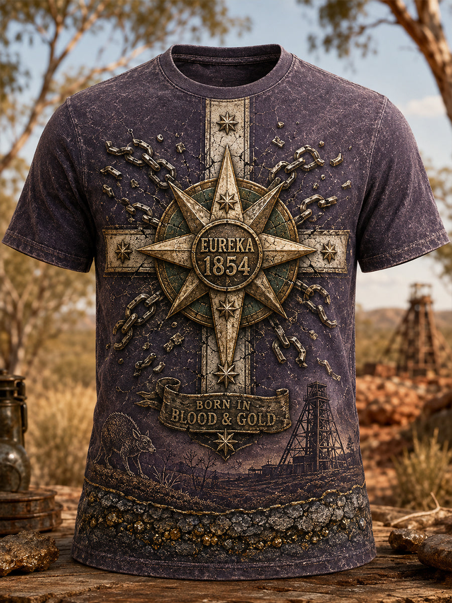 Men's Australia Eureka Flag Short Sleeves T-Shirt