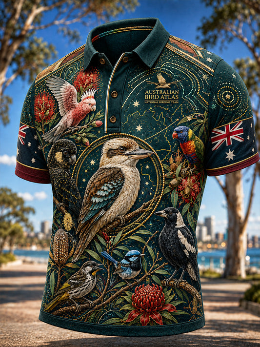 Men's Australian Animals Short Sleeve Shirt