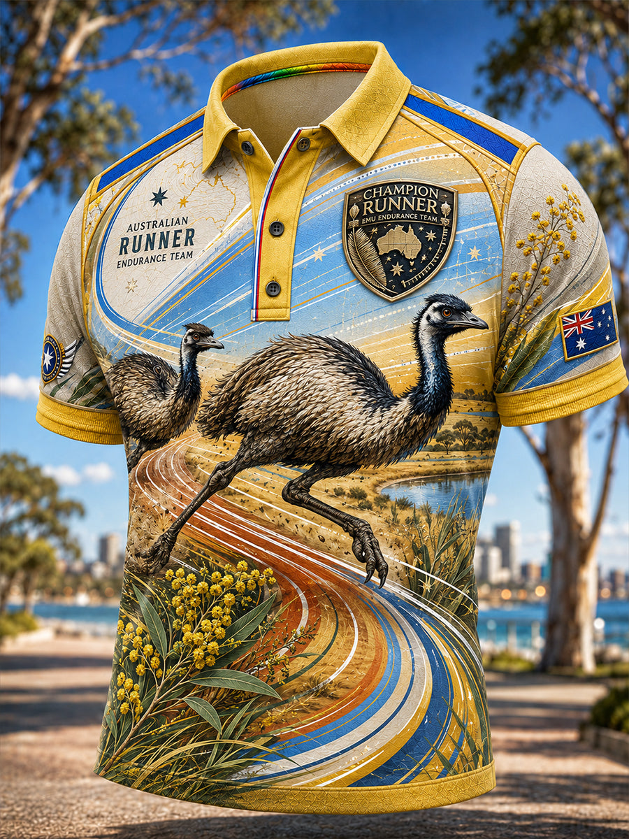 Men's Australian Animals Short Sleeve Shirt