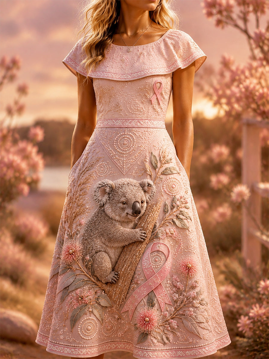 Women's Breast Cancer Awareness Australia Dress