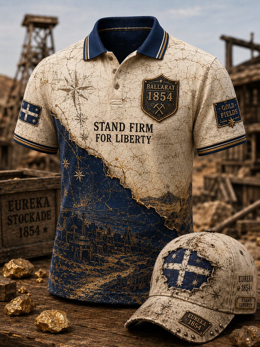 Men's Australian Eureka Flag Short Sleeve Shirt
