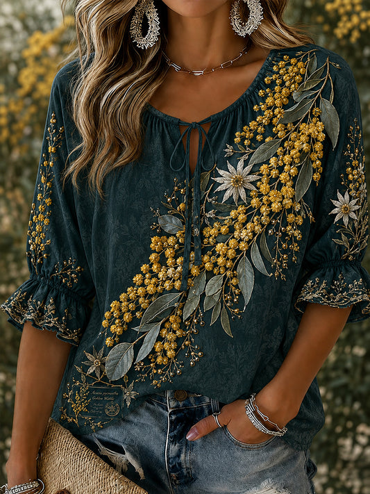 Women's Australian Plants Art Print T-Shirt