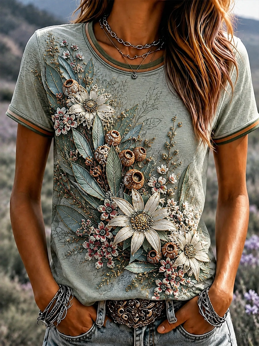 Women's Australian Wildflower Season Short-Sleeved T-Shirt