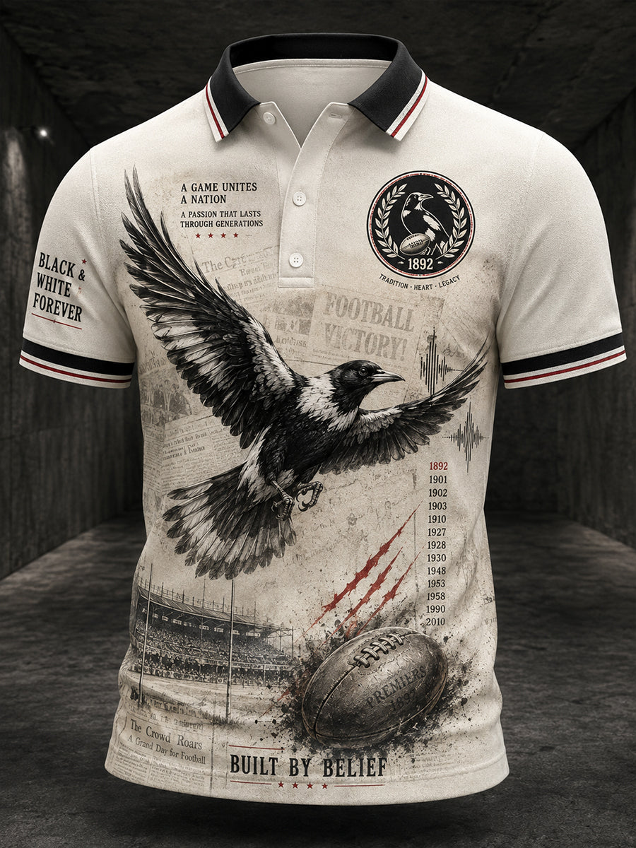 Men's Australian Rules Football Short Sleeve Shirt