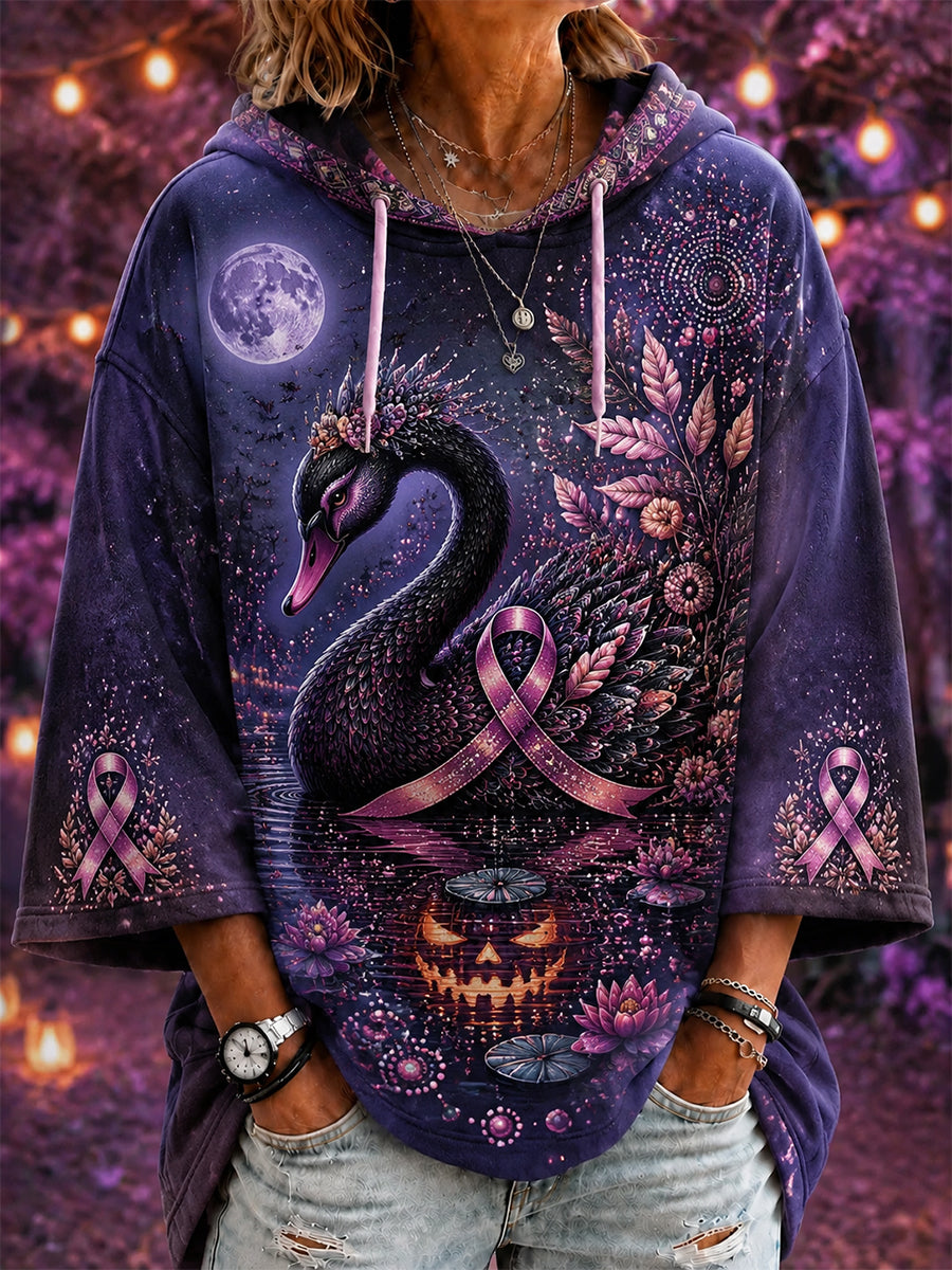 Women's Australian Breast Cancer Awareness Halloween Hoodie