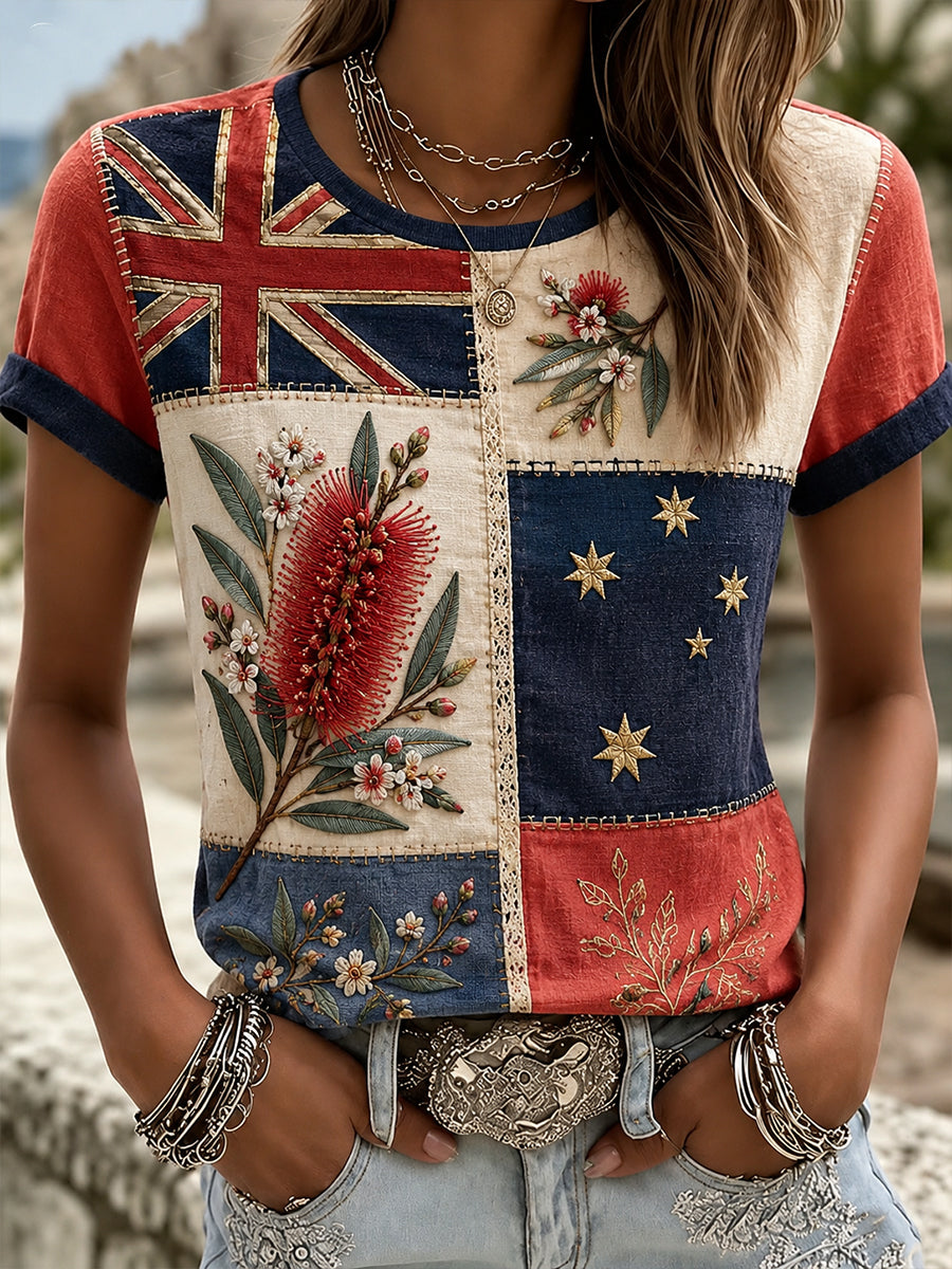 Women's Australian Wildflower Season Short-Sleeved T-Shirt