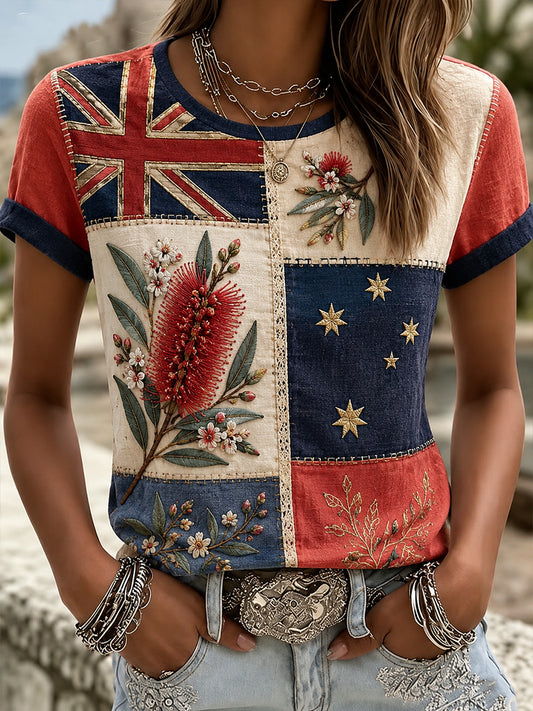 Women's Australian Wildflower Season Short-Sleeved T-Shirt