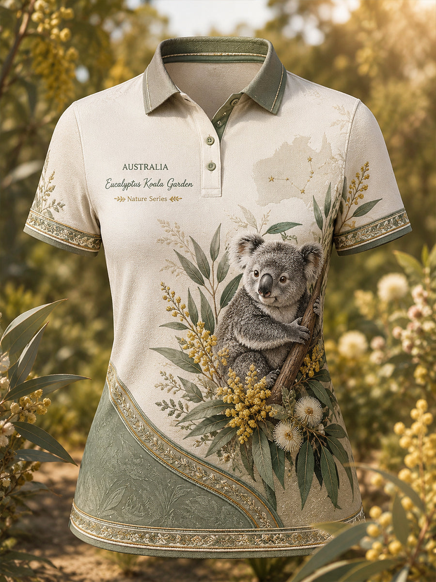 Women's Australian Animals Polo T-Shirt