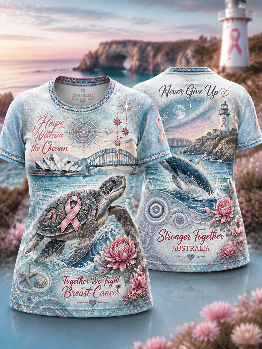Women's Australian Breast Cancer Awareness Short-Sleeve T-Shirt