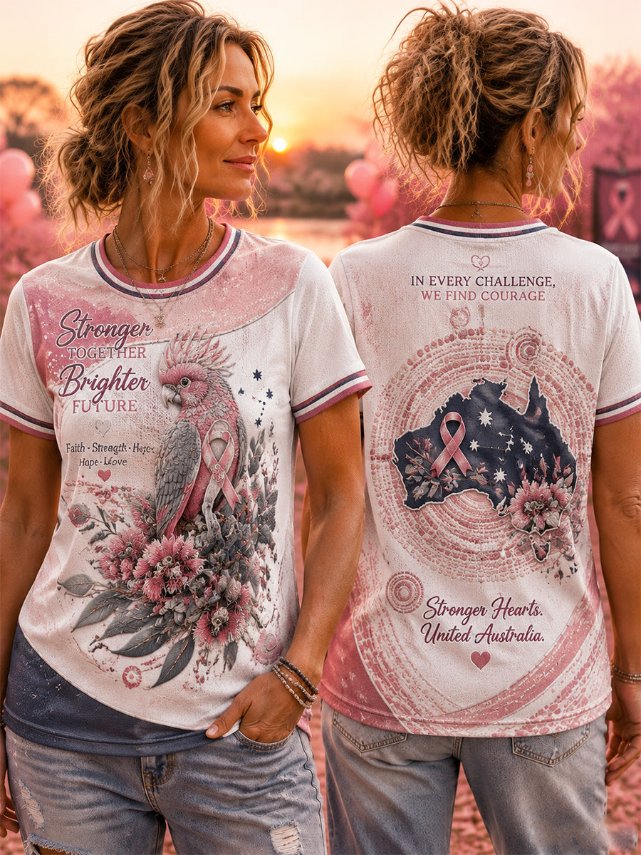 Women's Australian Breast Cancer Awareness Short-Sleeve T-Shirt