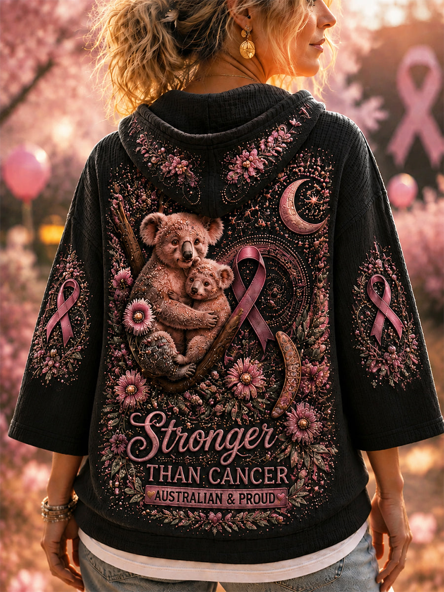 Women's Australian Breast Cancer Awareness Hooded Sweatshirt