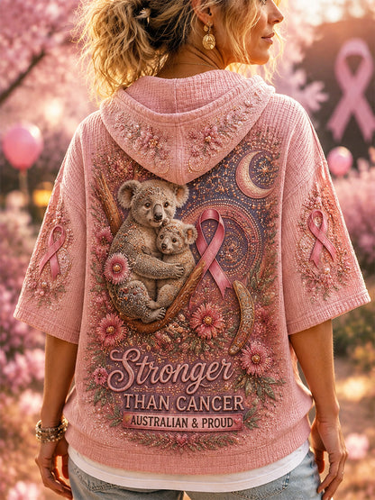 Women's Australian Breast Cancer Awareness Hooded Sweatshirt