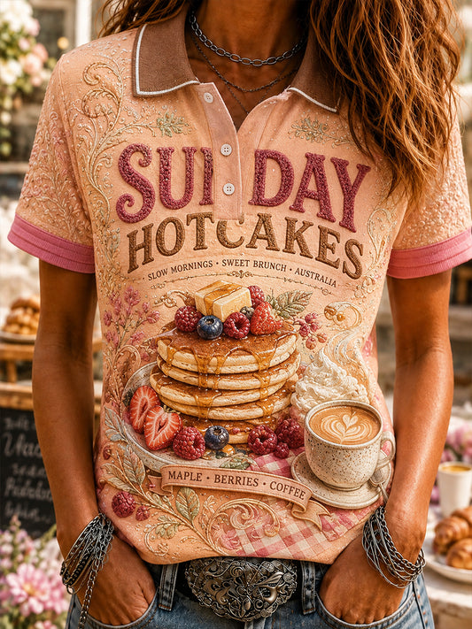 Women's Australian-Style Breakfast Polo T-Shirt