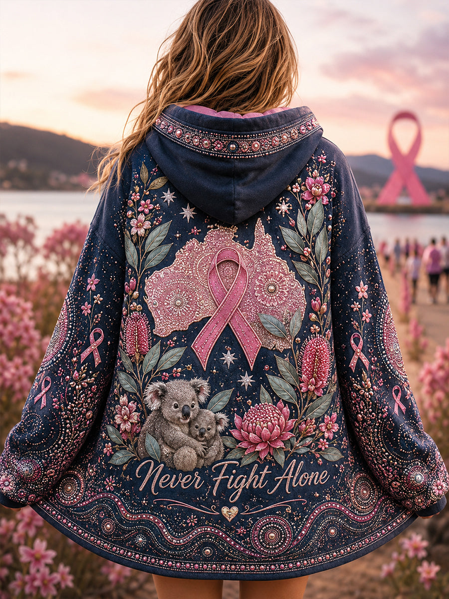 Women's Breast Cancer Awareness In Australia Zip-Up Hoodie
