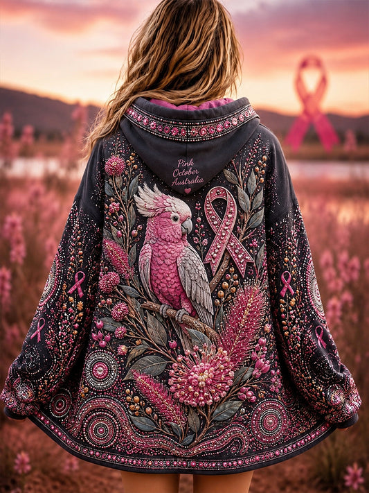 Women's Breast Cancer Awareness In Australia Zip-Up Hoodie