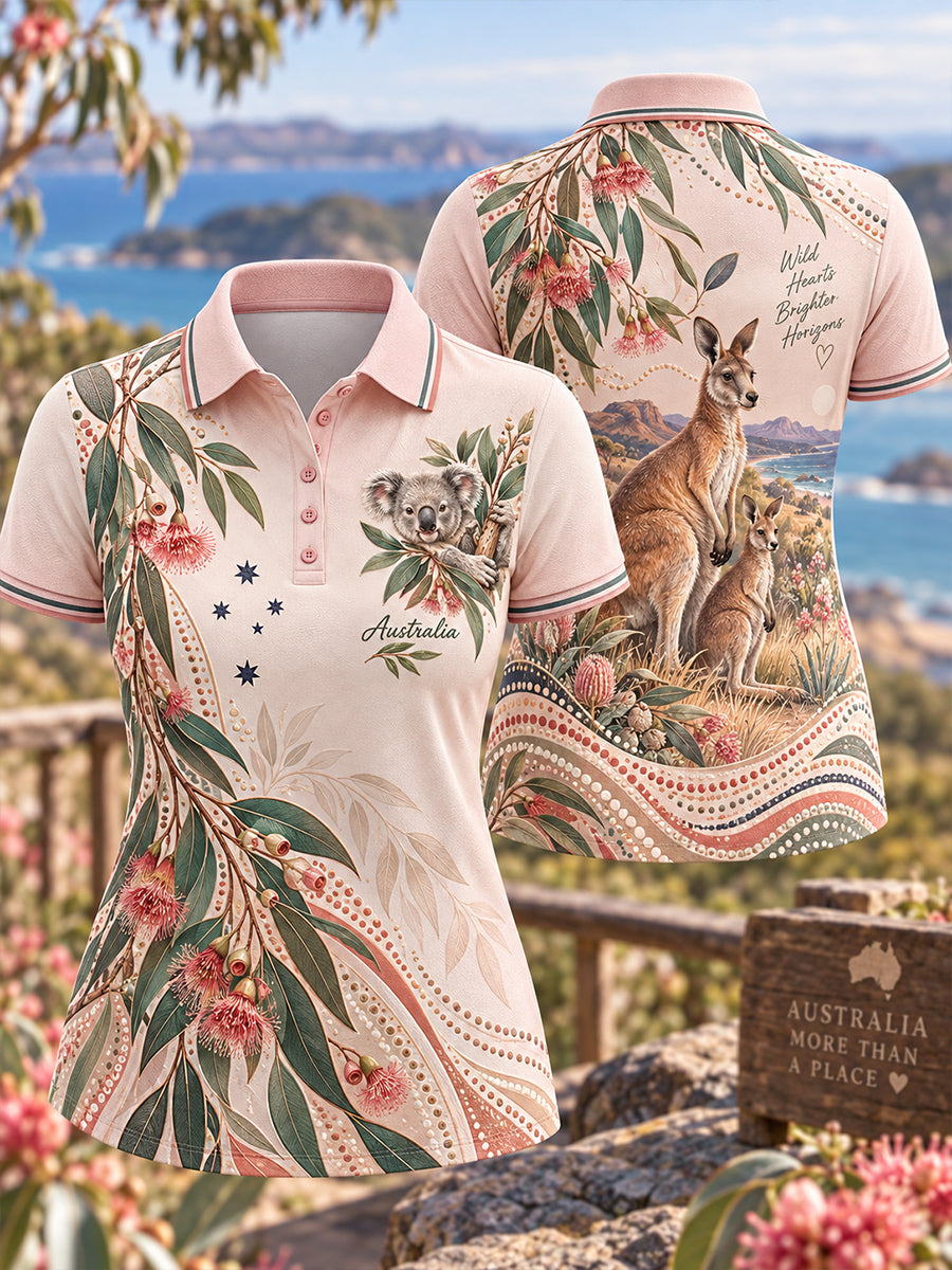 Women's Australian Animals Polo T-Shirt