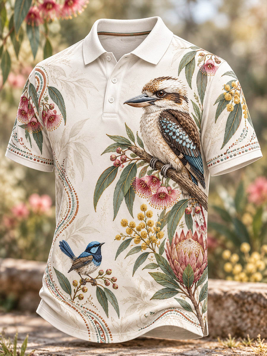 Men's Australian Animals Short Sleeve Shirt