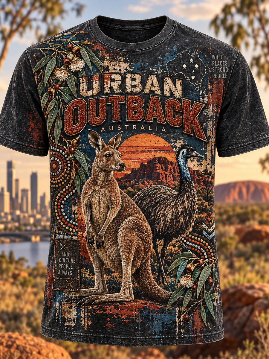 Men's Australian Animals Short Sleeve T-Shirt