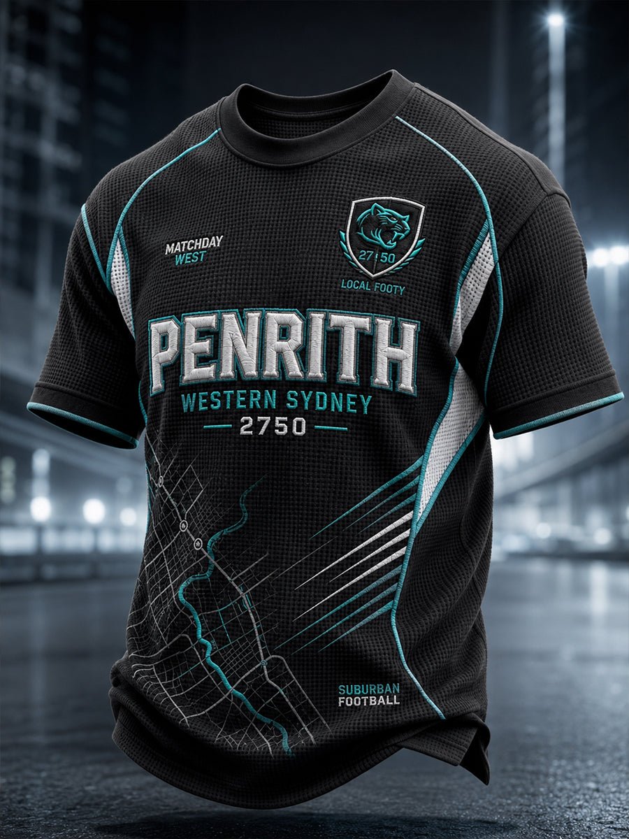 Men's Australian Rugby Penrith Panthers Fans Lover Short Sleeve T-Shirt