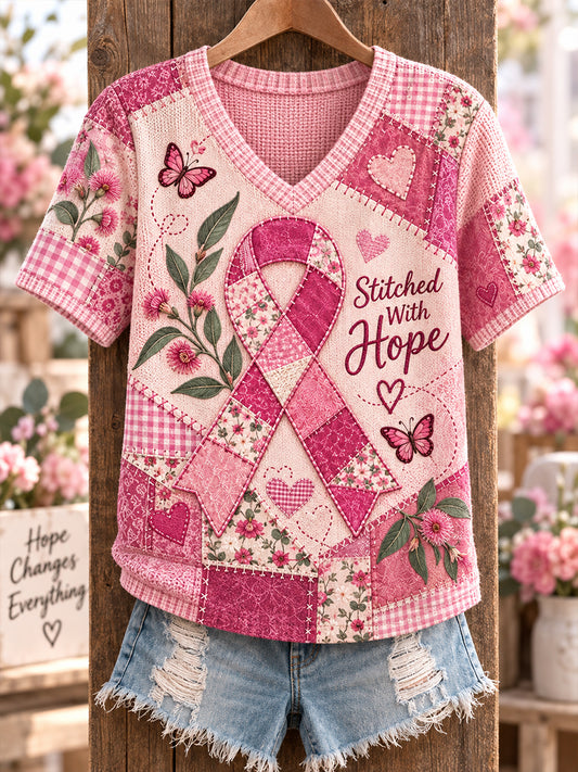 Women's Breast Cancer Awareness Culture In Australia Short-Sleeved T-Shirt