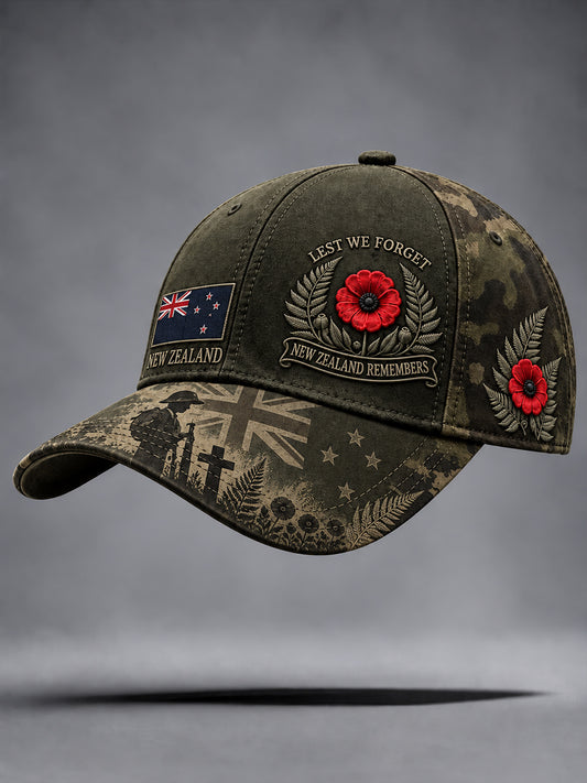 Unisex Remembrance Day  in New Zealand Hat