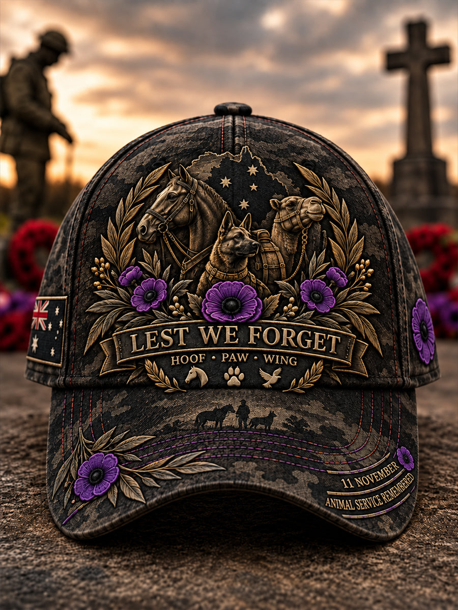 Unisex Australian War Animal Memorial For Remembrance Day  Hat