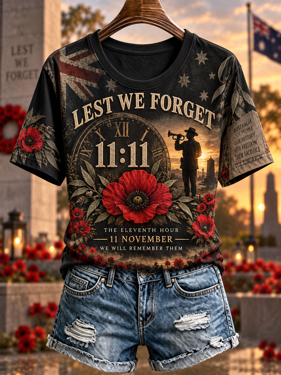 Women's Remembrance Day Short-Sleeved T-Shirt