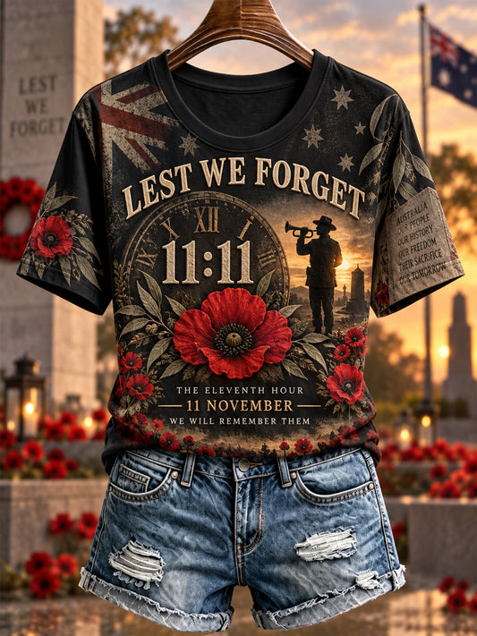 Women's Remembrance Day Short-Sleeved T-Shirt