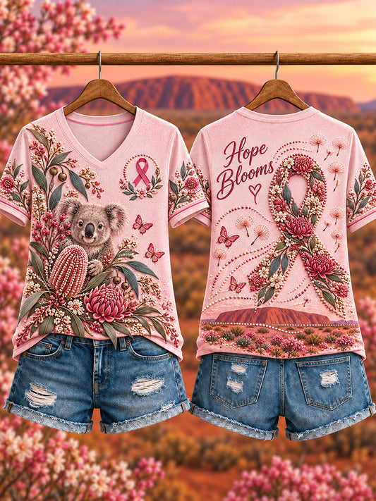 Women's Breast Cancer Awareness In Australia Polo T-Shirt